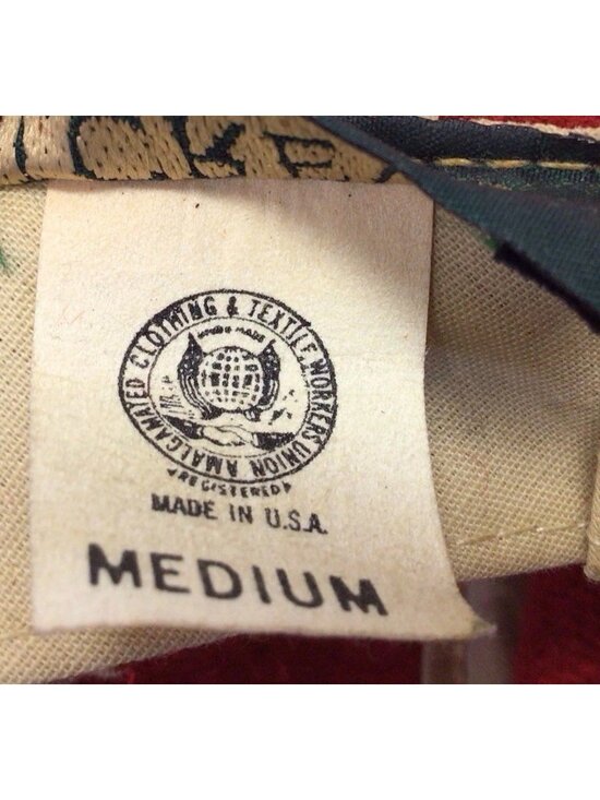Vintage J. Crew Red Wool Baseball Cap Sz Medium Made In USA Unisex Classic Soft main image 4